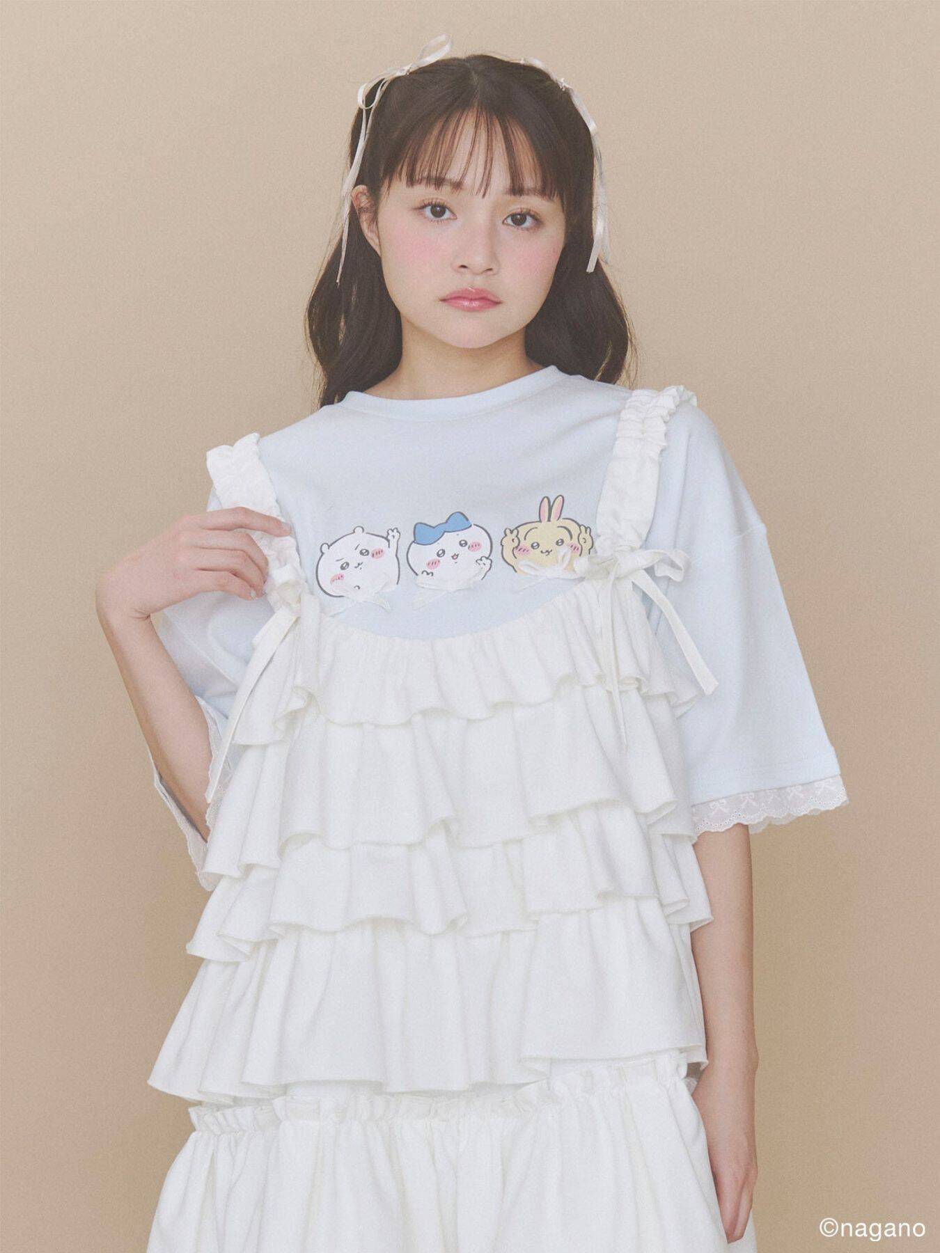 『ちいかわ』×merry jennyコラボが7月15日発売！ちいかわ達の立体マスコット付きリボントート＆ゆめかわTeeが登場