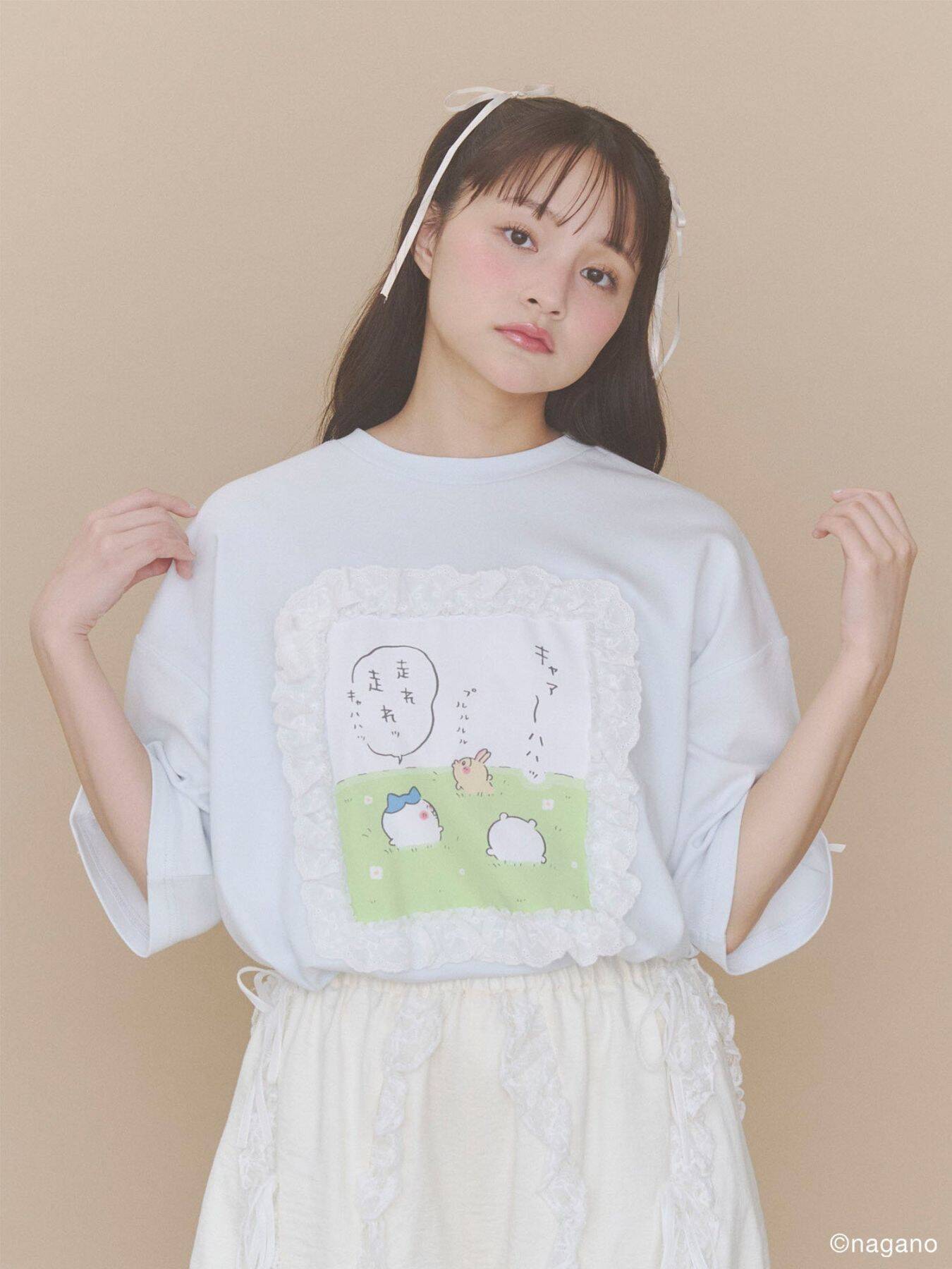 『ちいかわ』×merry jennyコラボが7月15日発売！ちいかわ達の立体マスコット付きリボントート＆ゆめかわTeeが登場