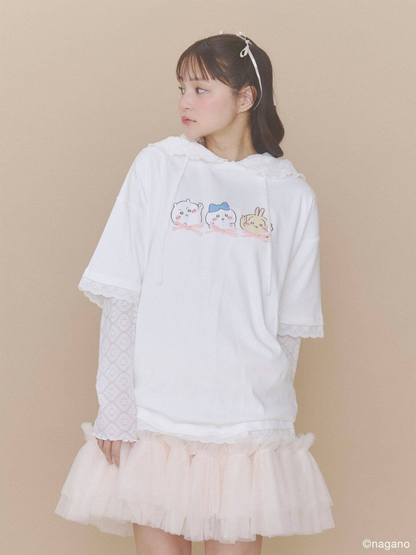 『ちいかわ』×merry jennyコラボが7月15日発売！ちいかわ達の立体マスコット付きリボントート＆ゆめかわTeeが登場