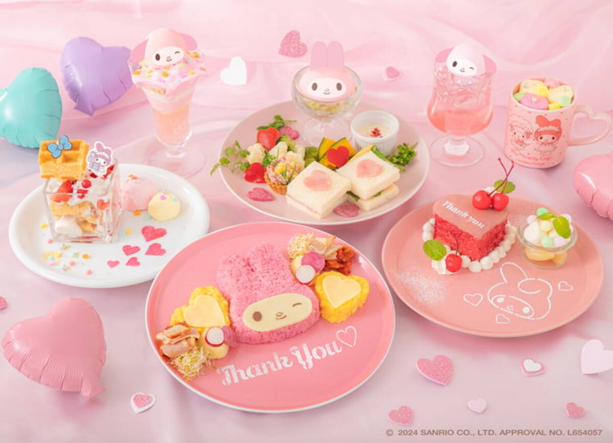 サンリオ」マイメロディ50周年を記念したテーマカフェ開催！ピンクを 
