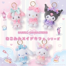 「ねこみみメイドカフェシリーズ」むにゅぐるみがかわいい！サンリオキャラクターズ、9月18日より予約販売