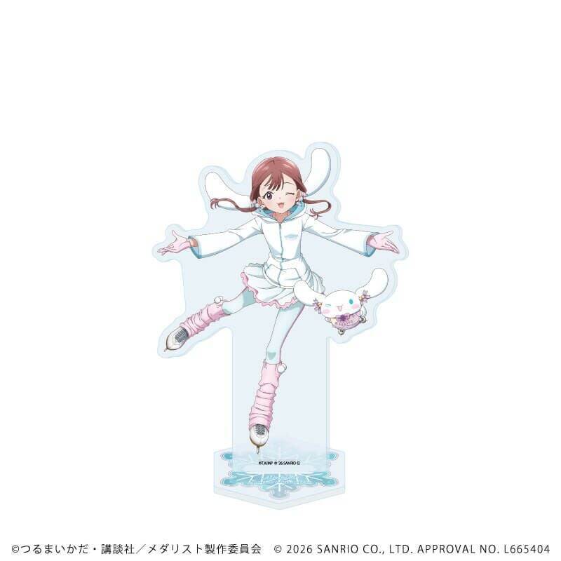 「メダリスト×サンリオキャラクターズ」コラボグッズが発売決定！缶バッジ・アクスタ・クリアファイルなど全21種がかわいすぎる