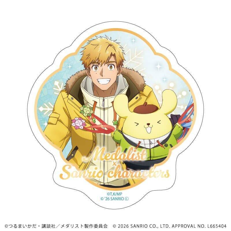 「メダリスト×サンリオキャラクターズ」コラボグッズが発売決定！缶バッジ・アクスタ・クリアファイルなど全21種がかわいすぎる