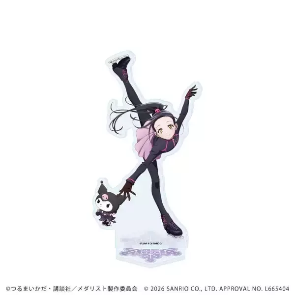 「「メダリスト×サンリオキャラクターズ」コラボグッズが発売決定！缶バッジ・アクスタ・クリアファイルなど全21種がかわいすぎる」の画像