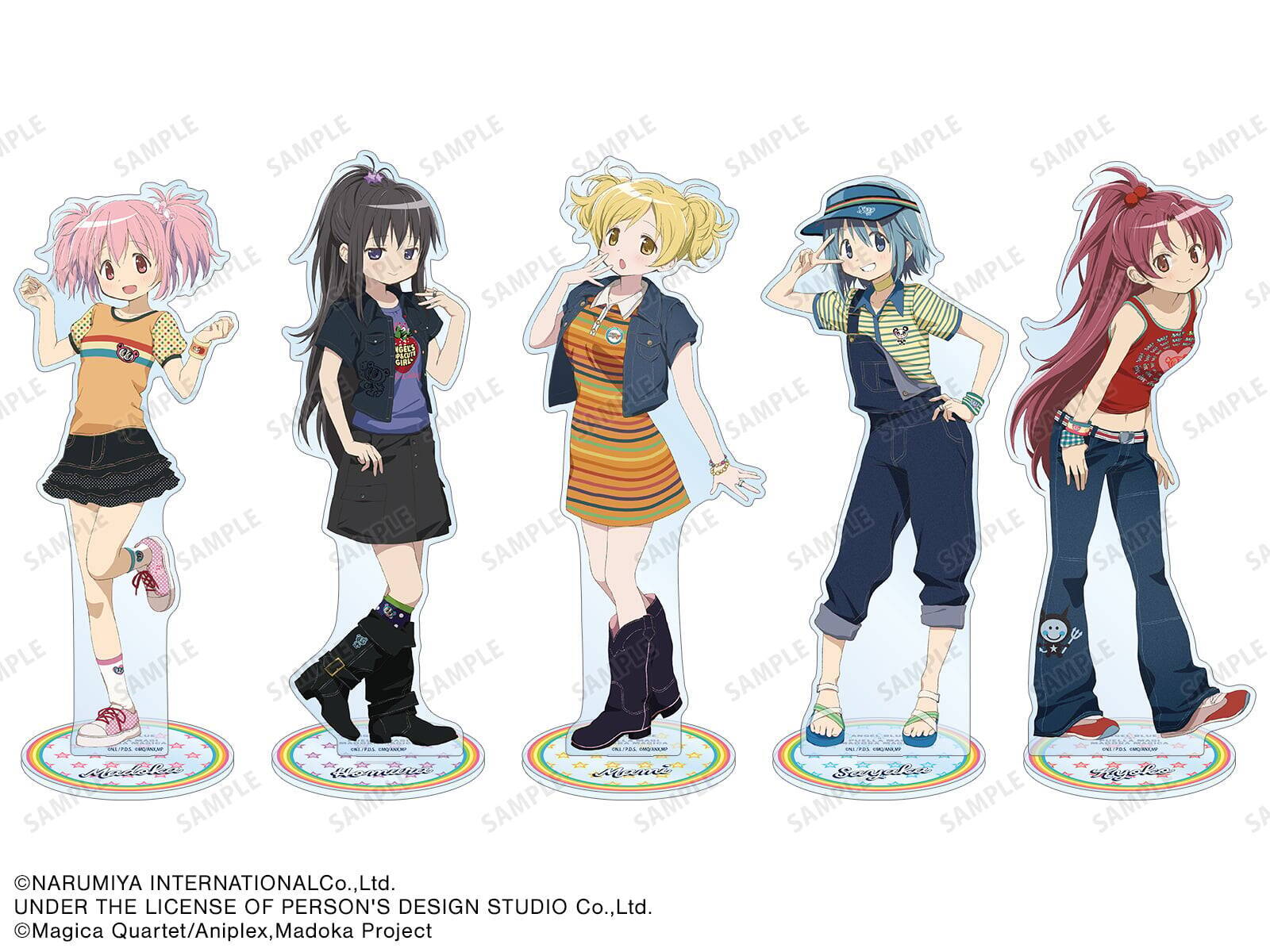 「まどマギ×ANGEL BLUE」まどか＆ほむらの私服が尊い♪描き下ろしグッズ全15種が8月26日登場