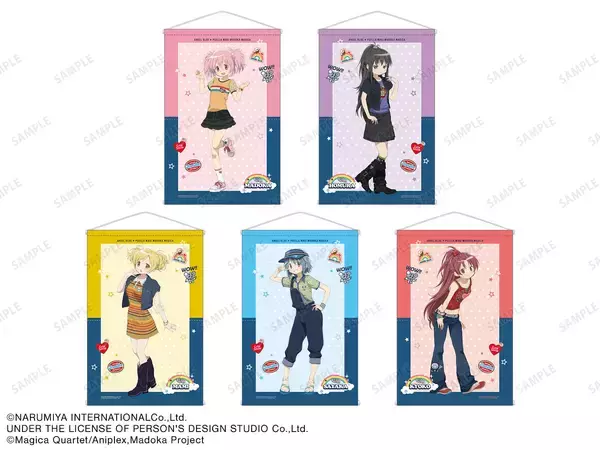 「「まどマギ×ANGEL BLUE」まどか＆ほむらの私服が尊い♪描き下ろしグッズ全15種が8月26日登場」の画像