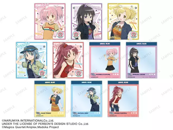 「「まどマギ×ANGEL BLUE」まどか＆ほむらの私服が尊い♪描き下ろしグッズ全15種が8月26日登場」の画像