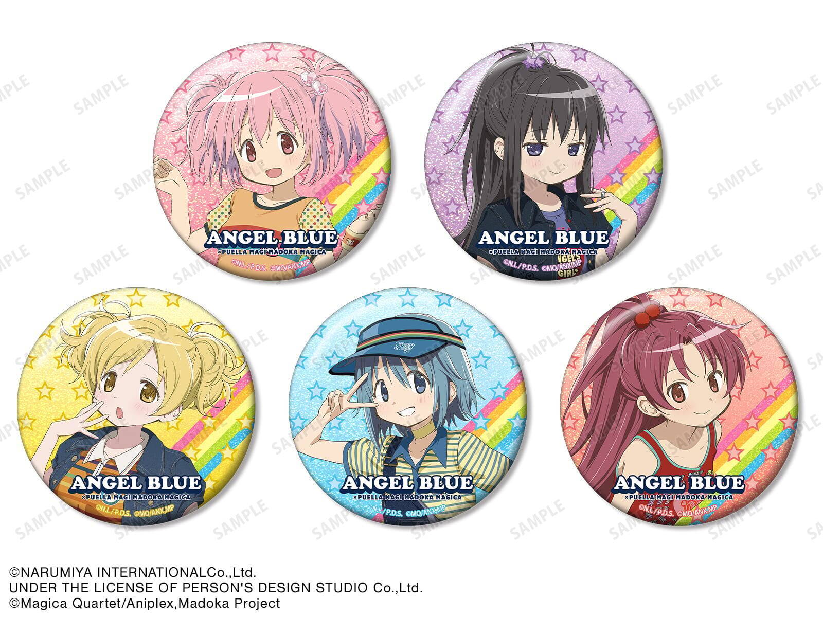 「まどマギ×ANGEL BLUE」まどか＆ほむらの私服が尊い♪描き下ろしグッズ全15種が8月26日登場