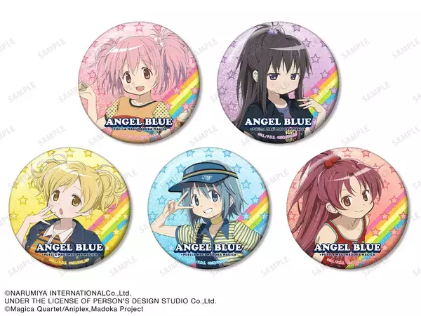 「「まどマギ×ANGEL BLUE」まどか＆ほむらの私服が尊い♪描き下ろしグッズ全15種が8月26日登場」の画像