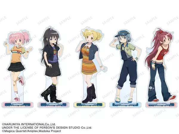 「「まどマギ×ANGEL BLUE」まどか＆ほむらの私服が尊い♪描き下ろしグッズ全15種が8月26日登場」の画像