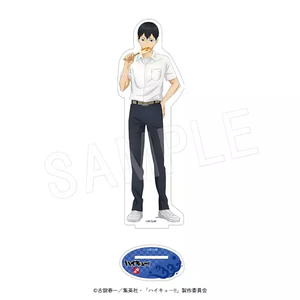 「「ハイキュー!!×かまぼこの鐘崎」コラボが8月1日開催！笹かまぼこを頬張る日向・影山の描き下ろしアクスタが登場」の画像