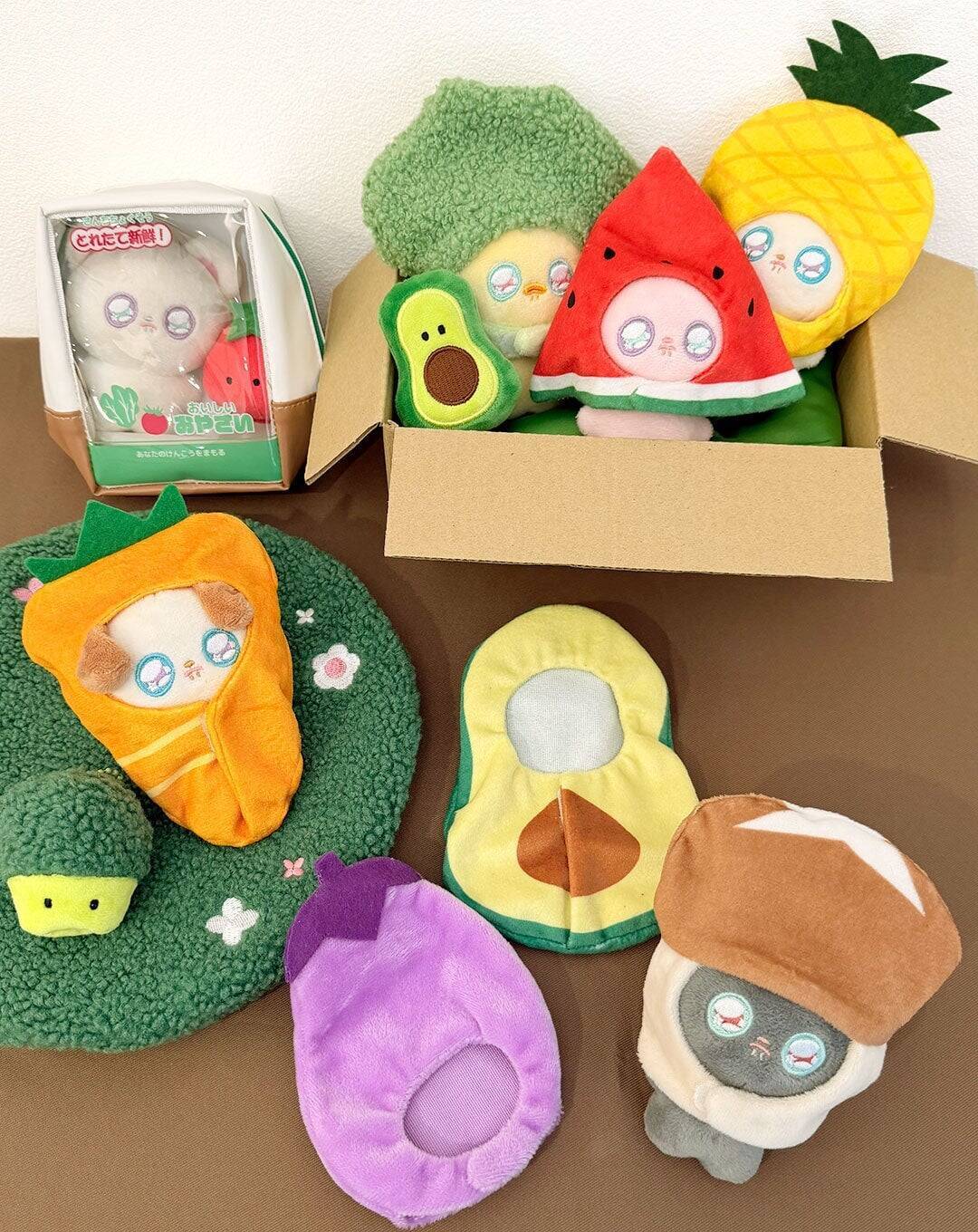 「とれたて新鮮！推し野菜」サンキューマートで6月12日予約開始！ぬいの着ぐるみやぬいポーチ全12種が390円