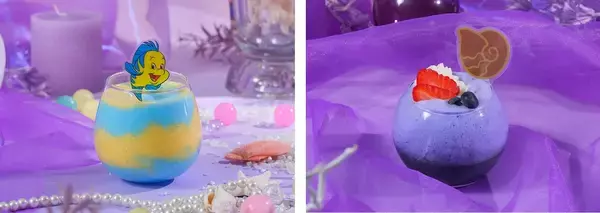 「『リトル・マーメイド』カフェが東京・大阪・名古屋に登場！キャラや名シーンの映えメニュー展開」の画像