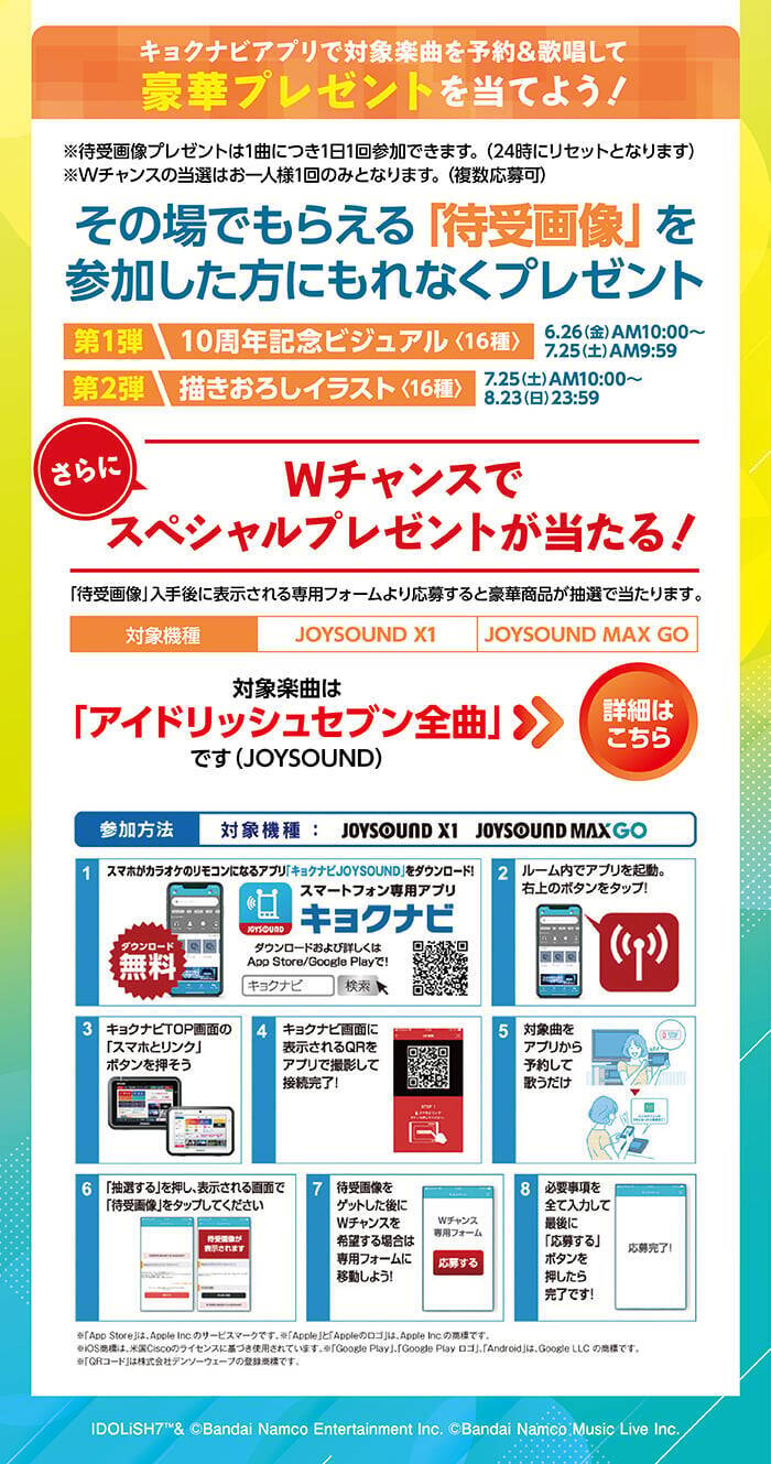「アイナナ×JOYSOUND」コラボが6月26日開幕！描き下ろしミニキャラグッズ＆ドリンク全16種が登場