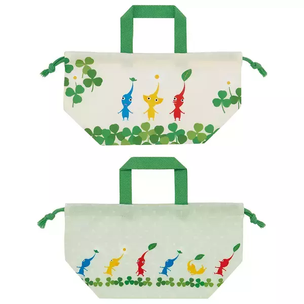 「「ピクミン×しまむら」レジャー&普段使いできるグッズがオンラインストアで発売！カップや巾着が可愛い」の画像