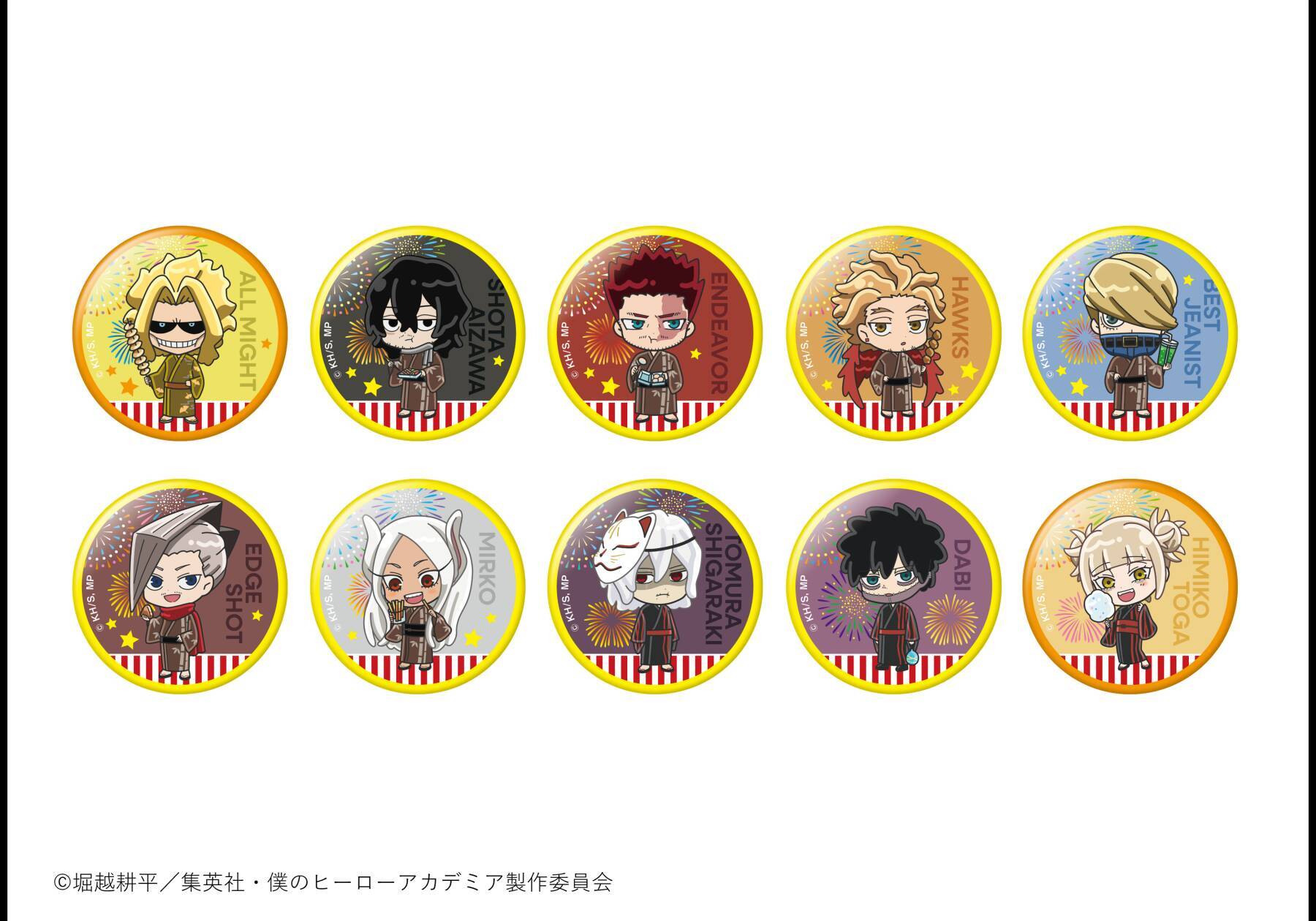浴衣姿の緑谷や爆豪がかわいすぎ♪『ヒロアカ』×and GALLERYコラボカフェ9月2日開幕！全23種グッズ登場