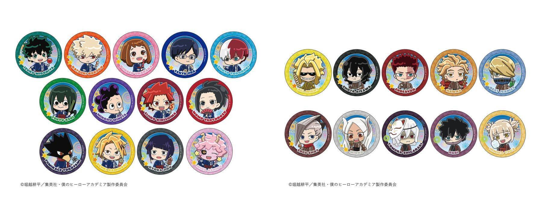 浴衣姿の緑谷や爆豪がかわいすぎ♪『ヒロアカ』×and GALLERYコラボカフェ9月2日開幕！全23種グッズ登場