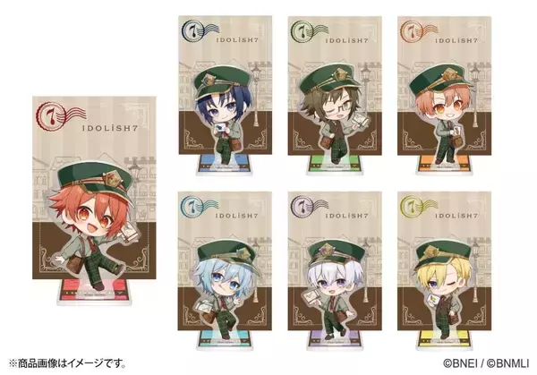 「『アイドリッシュセブン』配達員風衣装がかわいい！IDOLiSH7の限定グッズ、9月7日から受注販売」の画像