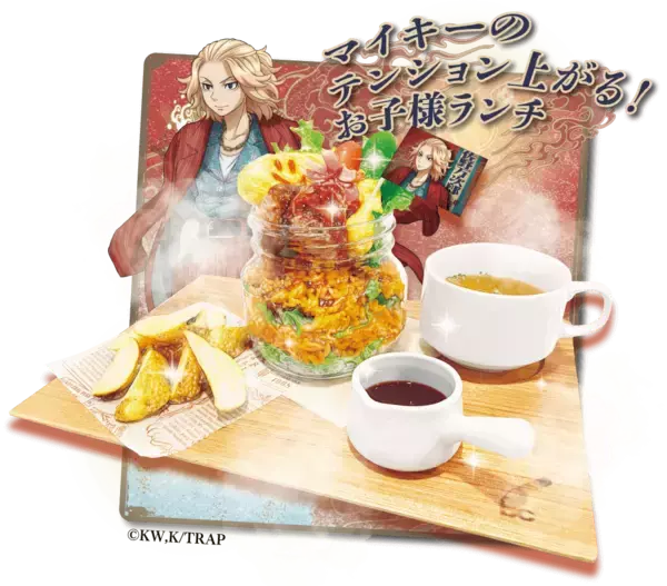 「「東リベ×文房具カフェ」6月1日よりコラボ開催！レトロファッションの描き下ろしに「良すぎる」」の画像