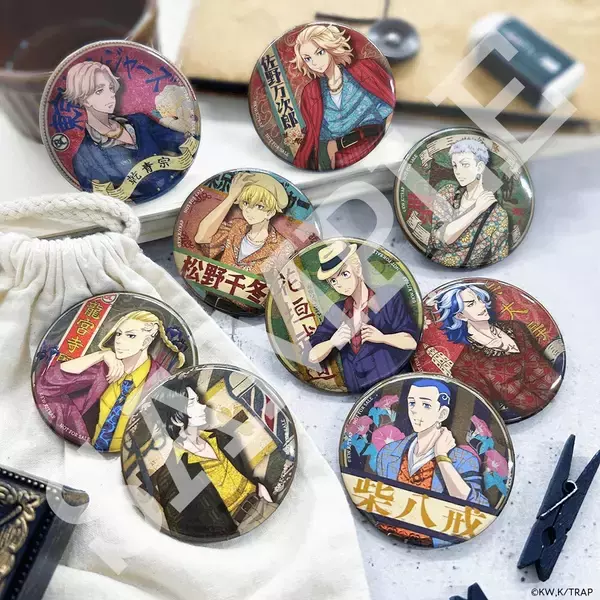 「「東リベ×文房具カフェ」6月1日よりコラボ開催！レトロファッションの描き下ろしに「良すぎる」」の画像