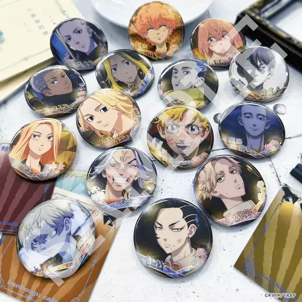 「「東リベ×文房具カフェ」6月1日よりコラボ開催！レトロファッションの描き下ろしに「良すぎる」」の画像