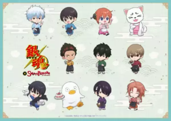 「「銀魂×スイパラ」コラボカフェが6月2日から開催決定！和風カフェ衣装の万事屋・真選組たちが登場」の画像