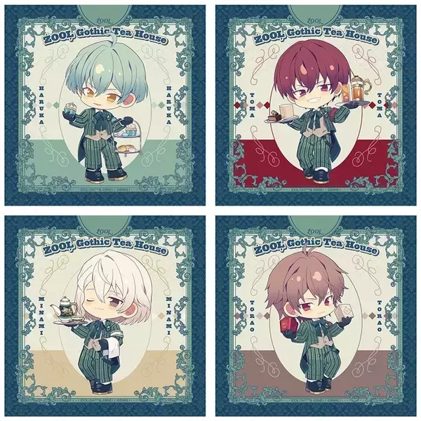 「『アイナナ』クラシカル衣装のŹOOĻが尊すぎる♪コラボカフェ「ŹOOĻ Gothic Tea House」がアニメイトカフェで8月22日開催」の画像