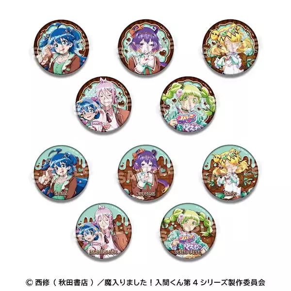 「『魔入りました！入間くん』チョコミントなアクドルが尊い♪アクスタ全5種＆缶バッジ全10種がファミマで8月27日発売」の画像