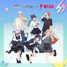 『超かぐや姫！』×WEGO コラボ商品が7月10日発売！キャラ着用の描き下ろしTシャツや花札風カードが登場
