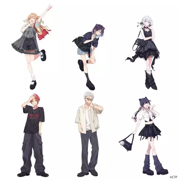 「『超かぐや姫！』×WEGO コラボ商品が7月10日発売！キャラ着用の描き下ろしTシャツや花札風カードが登場」の画像