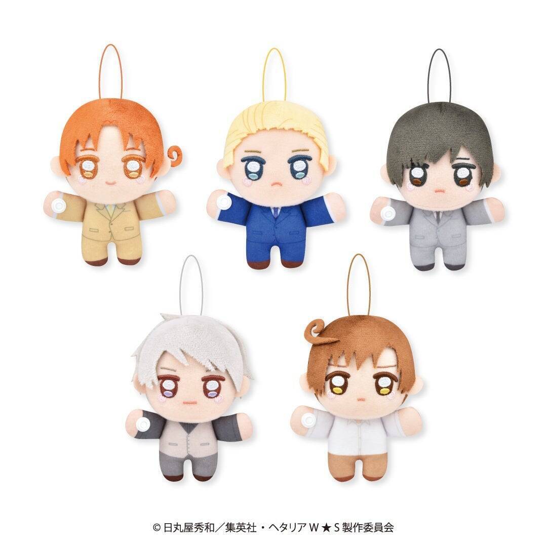『ヘタリア』の国たちが手をつないで大集合♪ ぬいぐるみ「ぱっちぎゅー！」全10種が8月21日プライズ登場