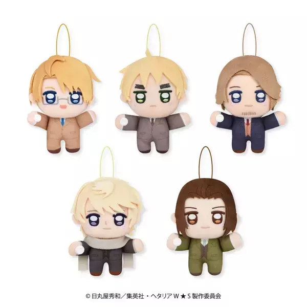 「『ヘタリア』の国たちが手をつないで大集合♪ ぬいぐるみ「ぱっちぎゅー！」全10種が8月21日プライズ登場」の画像