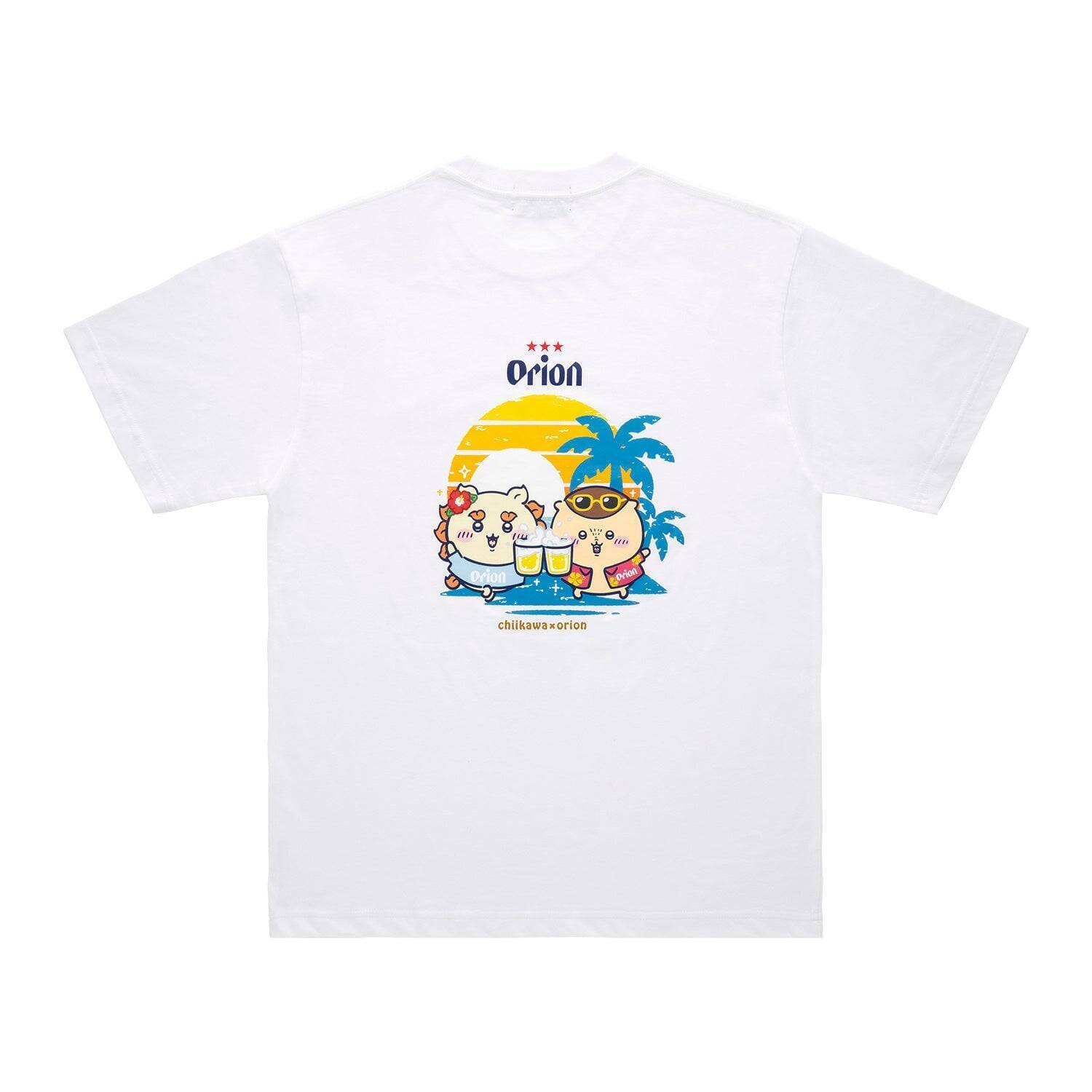 「ちいかわ×オリオンビール」沖縄コラボTシャツが7月28日発売！カチャーシーを踊るシーサー＆乾杯するくりまんじゅうなど全4種