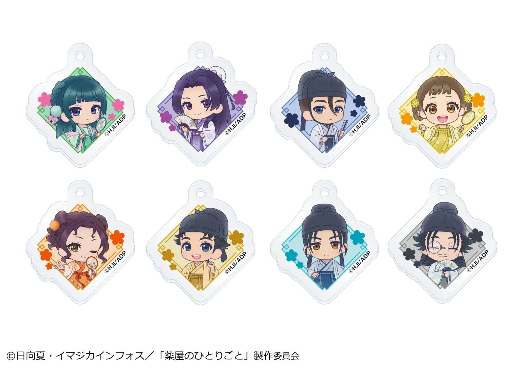 『薬屋のひとりごと』× and GALLERYコラボカフェが4月4日より全国4都市で開催決定！猫猫と壬氏が花に囲まれた美しいビジュアル公開