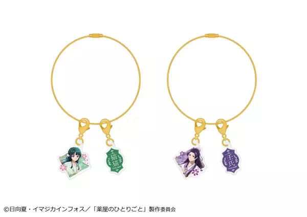 「『薬屋のひとりごと』× and GALLERYコラボカフェが4月4日より全国4都市で開催決定！猫猫と壬氏が花に囲まれた美しいビジュアル公開」の画像