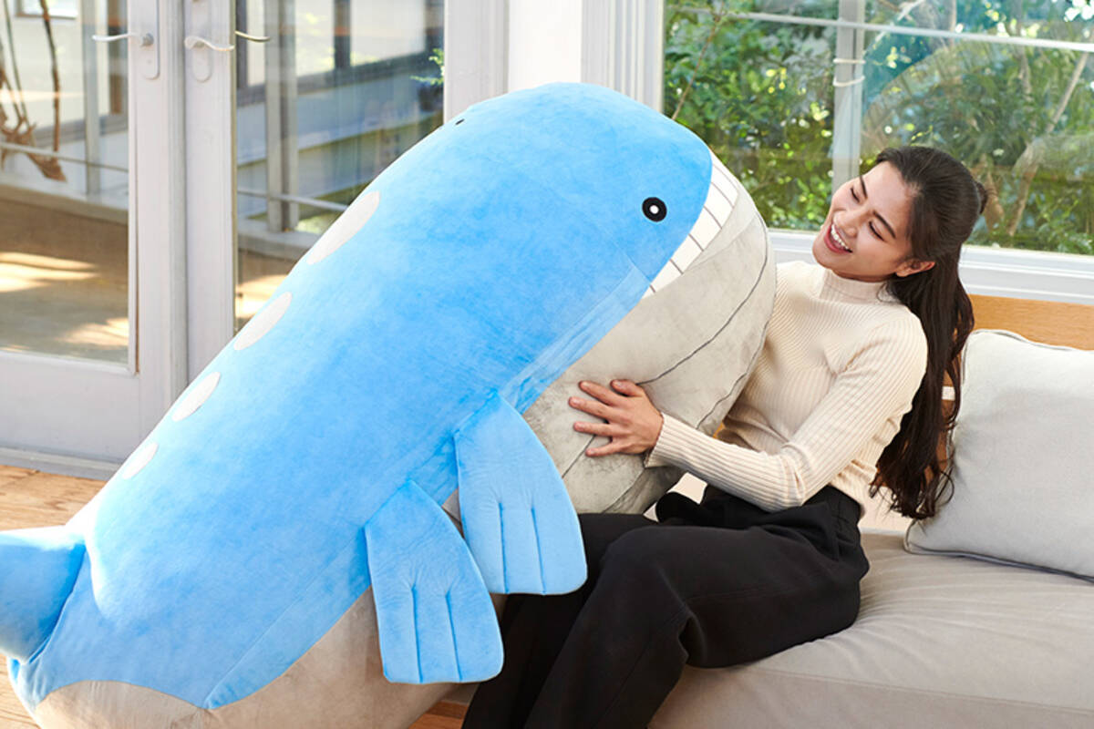 ポケモン」ホエルオーのぬいぐるみは145cm！10分の1サイズで登場に 