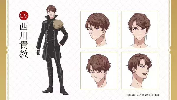 「アニメ『Bプロ』西川貴教さんが西山貴教役で再び登場！新衣装のビジュアルに「サイコーです」」の画像