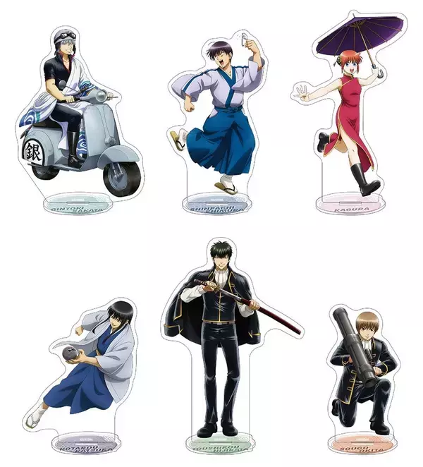 「『銀魂』過去と現代の銀さんたちが勢ぞろい♪ 8月14日描き下ろしグッズ発売＆アニメイトフェア開催」の画像