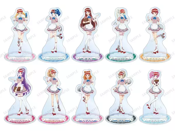 「「アイカツ！×ラウンドワン」コラボ第2弾が4月1日から全店開催！コラボメニュー・コラボルーム・限定グッズなど盛りだくさん」の画像