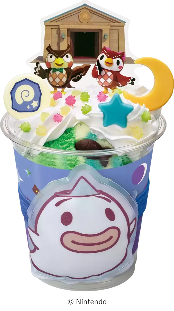 「「どうぶつの森×サーティワン」初コラボが7月1日開始！しずえ＆たぬきちの夏の島ごちそうアイスや夜の島サンデーが登場」の画像