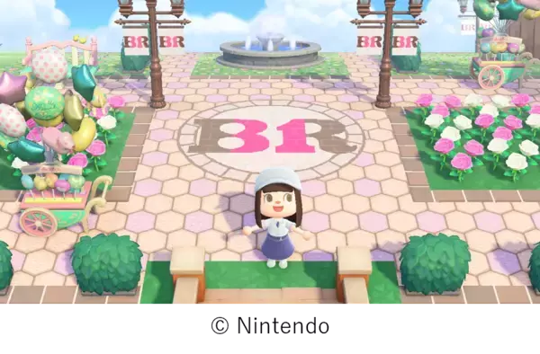 「「どうぶつの森×サーティワン」初コラボが7月1日開始！しずえ＆たぬきちの夏の島ごちそうアイスや夜の島サンデーが登場」の画像
