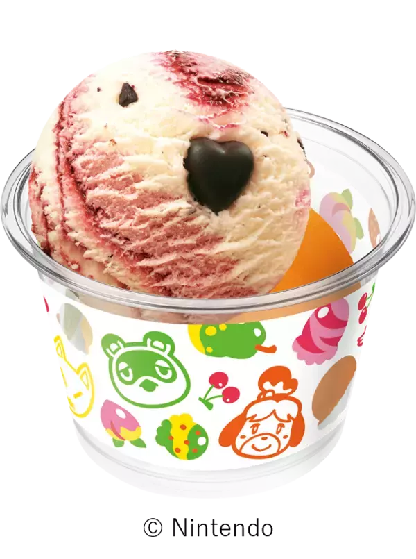 「「どうぶつの森×サーティワン」初コラボが7月1日開始！しずえ＆たぬきちの夏の島ごちそうアイスや夜の島サンデーが登場」の画像