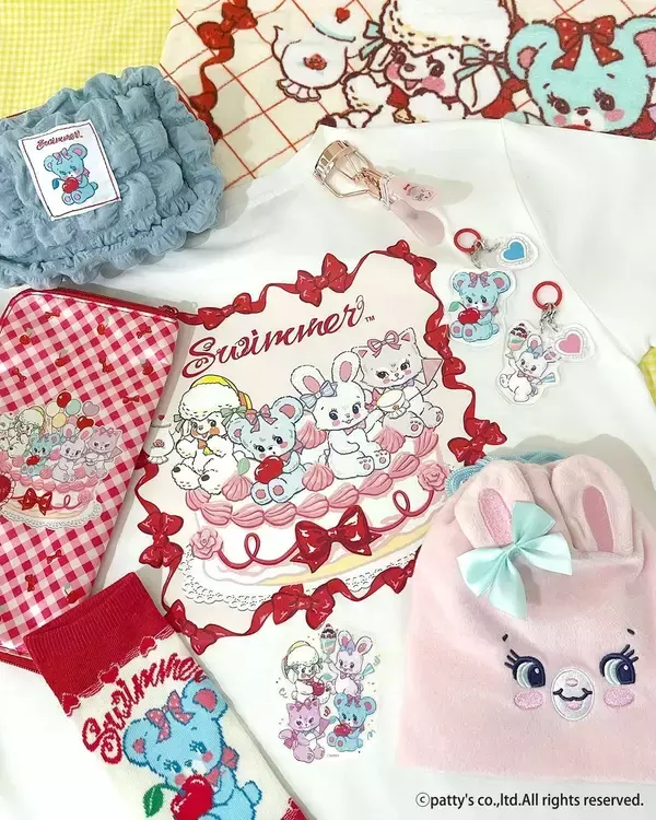 「ファンシーブランド「SWIMMER」新作がサンキューマートに登場！全20アイテムがオール390円」の画像