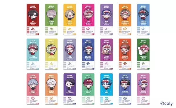 「「ブレイクマイケース×ラウンドワン」ミニキャラ21人が勢ぞろい♪コラボが8月28日開幕、全21種の缶バッジ＆アクスタ」の画像