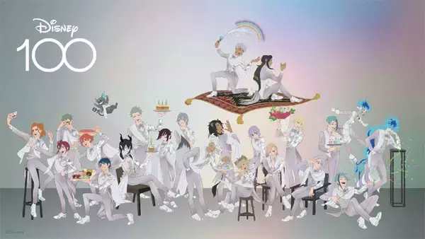 「『ツイステ』アニメイトフェアが8月1日より開催！Disney100 プラチナジャケットアートを使用」の画像