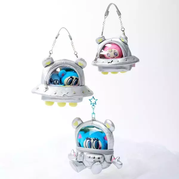 「ナルミヤキャラクターズ『シャーベット☆しゅわしゅわシリーズ』が7月10日発売！推し活にぴったりアクスタケースや宇宙船ポーチが登場」の画像
