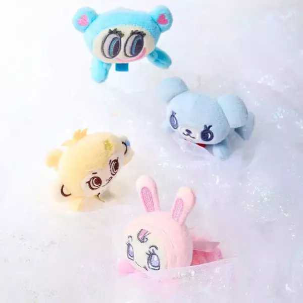 「ナルミヤキャラクターズ『シャーベット☆しゅわしゅわシリーズ』が7月10日発売！推し活にぴったりアクスタケースや宇宙船ポーチが登場」の画像