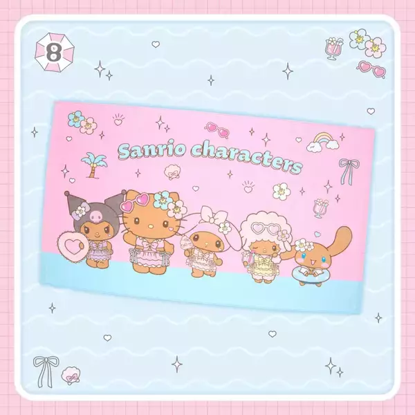 「日焼けキティ＆クロミが水着姿に♪サンリオ「きらめきサマープール」8月19日発売、マスコットホルダー全7種が尊い」の画像