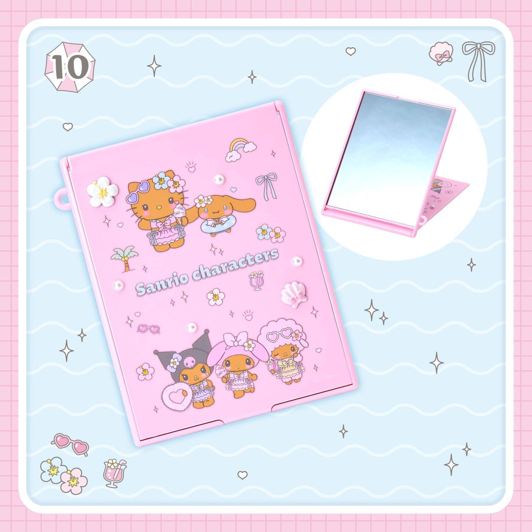 日焼けキティ＆クロミが水着姿に♪サンリオ「きらめきサマープール」8月19日発売、マスコットホルダー全7種が尊い