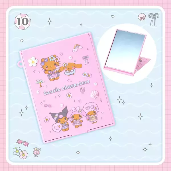 「日焼けキティ＆クロミが水着姿に♪サンリオ「きらめきサマープール」8月19日発売、マスコットホルダー全7種が尊い」の画像